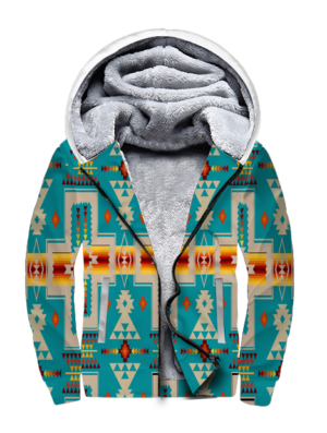 gb nat00062 05 turquoise design native 3d fleece hoodie