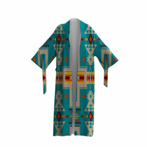 gb nat00062 05 turquoise pattern night robe 1