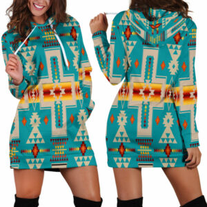 gb nat00062 05 turquoise tribe design native american hoodie dress 1