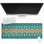 gb nat00062 05 turquoise tribe design native american mouse mat