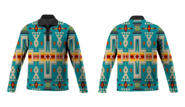 gb nat00062 05 turquoise tribe design native american polo long sleeve