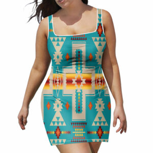 gb nat00062 05 turquoise tribe design neckline dress