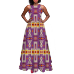 gb nat00062 07 pattern native sleeveless a line skirt