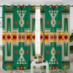 gb nat00062 08 green purple design native living room curtain