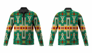 gb nat00062 08 green tribe design native american polo long sleeve