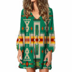 gb nat00062 08 green tribe design native american swing dress