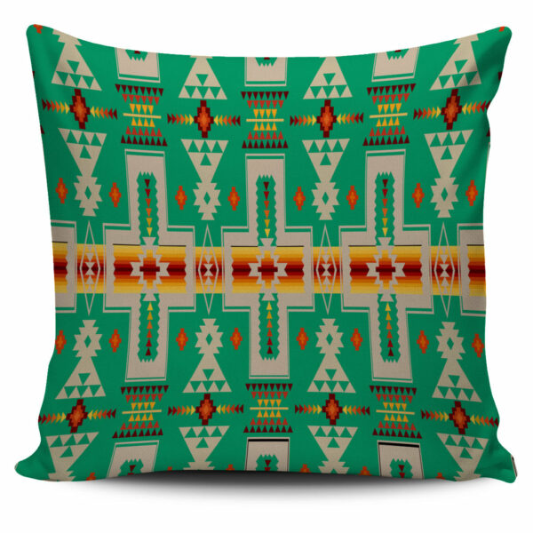 gb nat00062 08 light green tribe design native american pillow cover