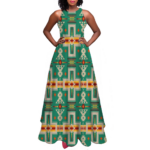 gb nat00062 08 pattern native sleeveless a line skirt