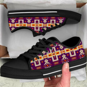 gb nat00062 09 purrple tribe design native american low top canvas shoe