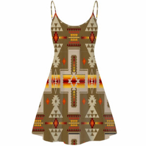 gb nat00062 10 light brown tribe design native american strings dress 1