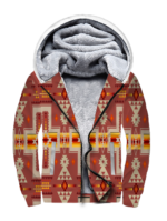 Tan Tribe Design 3D Fleece Hoodie