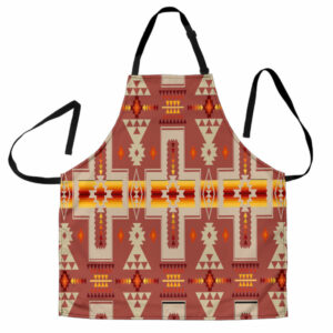 gb nat00062 11 tan tribe design native american apron 1