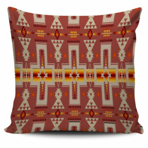 gb nat00062 11 tan tribe design native american pillow cover