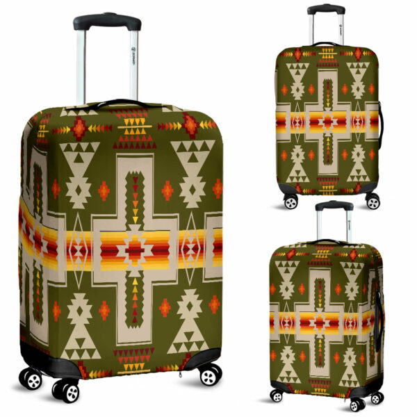 gb nat00062 12 green tribe design native american luggage covers