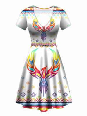 gb nat00067 phoenix rising neck dress 1