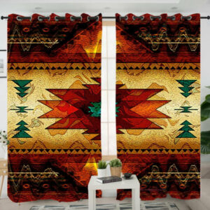 gb nat00068 southwest brown symbol native american living room curtain 1