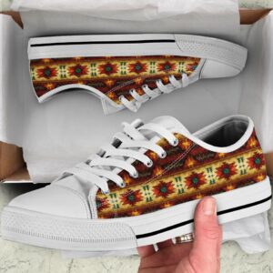 gb nat00068 tribes pattern native american low top canvas shoe