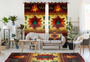 gb nat00068 united tribes brown design native american combo living room
