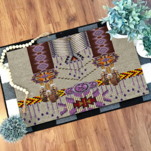 gb nat00069 03 purple pattern breastplate native doormat
