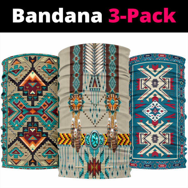 gb nat00069 native american bandana 3 pack