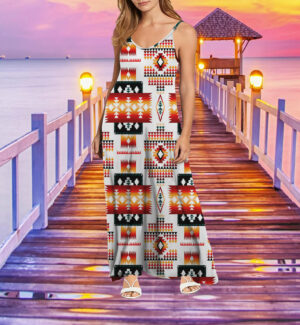 gb nat00075 tribe design native american maxi dress