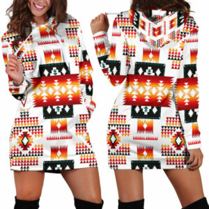 gb nat00075 white tribes pattern native american hoodie dress 1