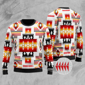 gb nat00075 white tribes pattern native american sweater