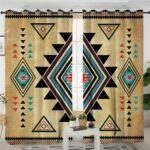 gb nat00076 geometric southwest printed native american design window living