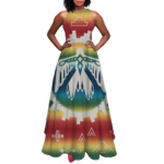gb nat00077 pattern native sleeveless a line skirt