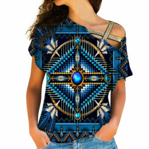 gb nat00083 naumaddic arts blue native american cross shoulder shirt 1