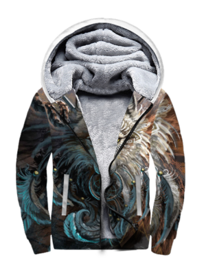 gb nat00084 wolf warrior 3d fleece hoodie 1