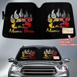 gb nat00085 mama bear native american custom name auto sun shades