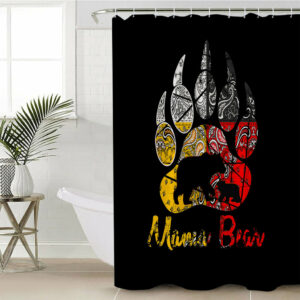 gb nat00085 scur01 mama bear native american shower curtain