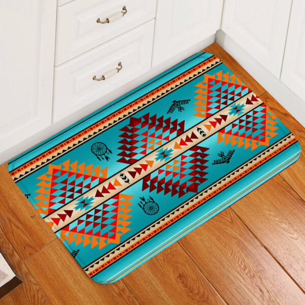 gb nat00087 02 blue thunderbird native american doormat