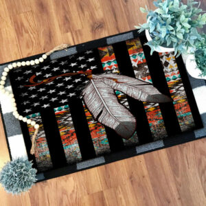 gb nat00108 flag feather native doormat 1