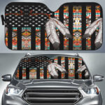 gb nat00108 native american flag feather auto sun shades