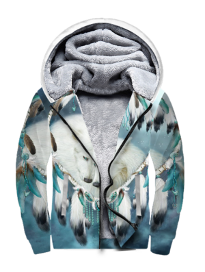 gb nat00111 wolf warrior 3d fleece hoodie