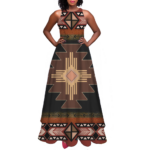 gb nat00139 pattern native sleeveless a line skirt