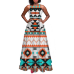 gb nat00152 pattern native sleeveless a line skirt