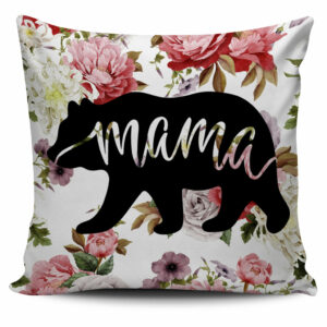 gb nat00195 mama bear flower rose pillow covers