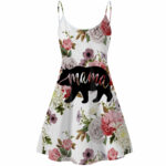 gb nat00195 mama bear flower rose strings dress