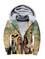 Founding Fathers Native American 3D Fleece Hoodie