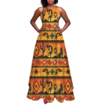 gb nat00231 01 pattern native sleeveless a line skirt