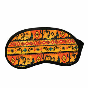 gb nat00231 kokopelli myth yellow native american sleep mask