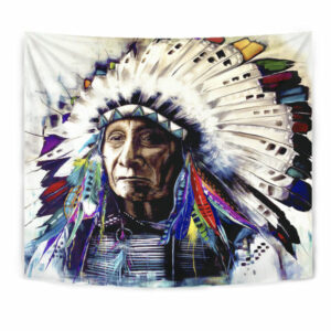 gb nat00234 chief native tapestry 1