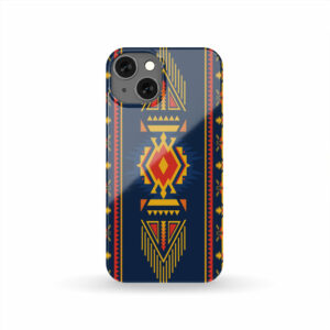 gb nat00260 pcas01 blue ethnic pattern native american phone case