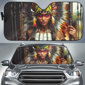 gb nat00300 indian feather girl native american auto sun shades