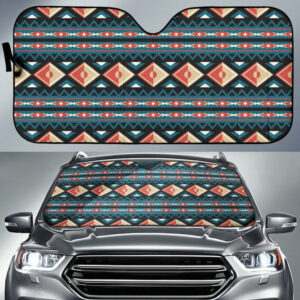 gb nat00315 diamond pattern native american auto sun shades 1