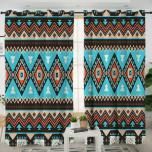 gb nat00319 tribal line shapes ethnic pattern living room curtain 1