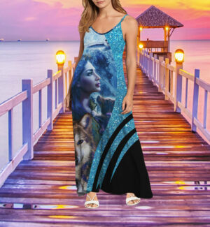 gb nat00358 pattern native maxi dress